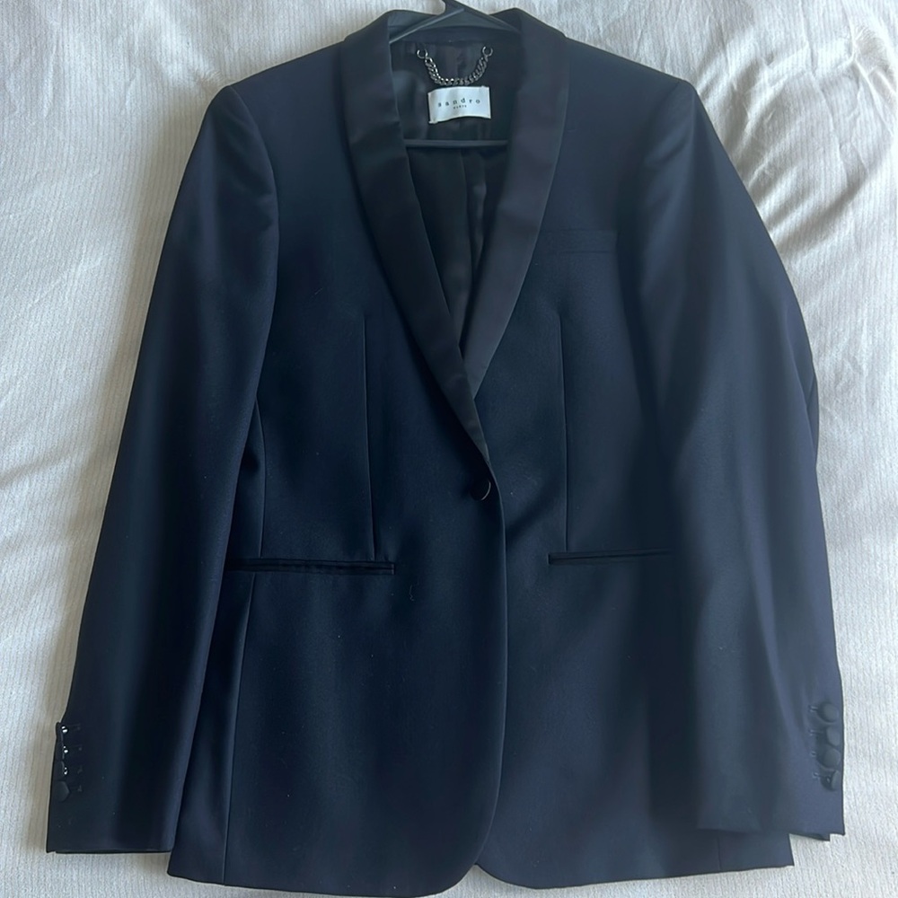 Men’s black tuxedo Suit Jacket size 48